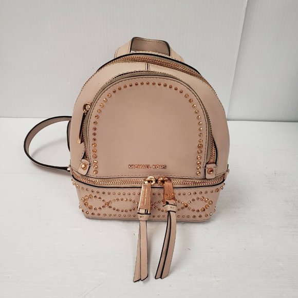 (21544-1) Michael Kors Rhea Studded Backpack - Picture 1 of 8